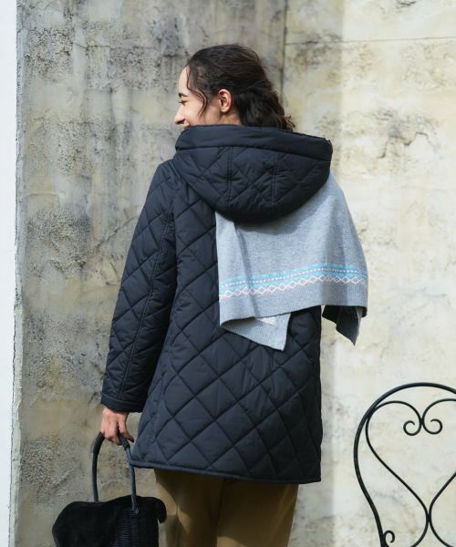 CARA O CRUZ / キャラ・オ・クルス その他アウター | フーデッドキルティングコート【HEYER】 | 詳細5