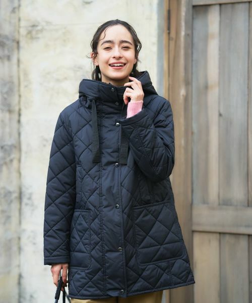 CARA O CRUZ / キャラ・オ・クルス その他アウター | フーデッドキルティングコート【HEYER】 | 詳細7