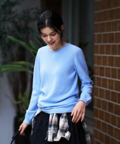 CARA O CRUZ / キャラ・オ・クルス ニット・セーター | カシミヤクルーネックニット【MUSETTI】