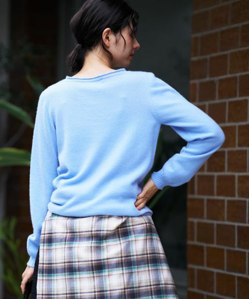 CARA O CRUZ / キャラ・オ・クルス ニット・セーター | カシミヤクルーネックニット【MUSETTI】 | 詳細15