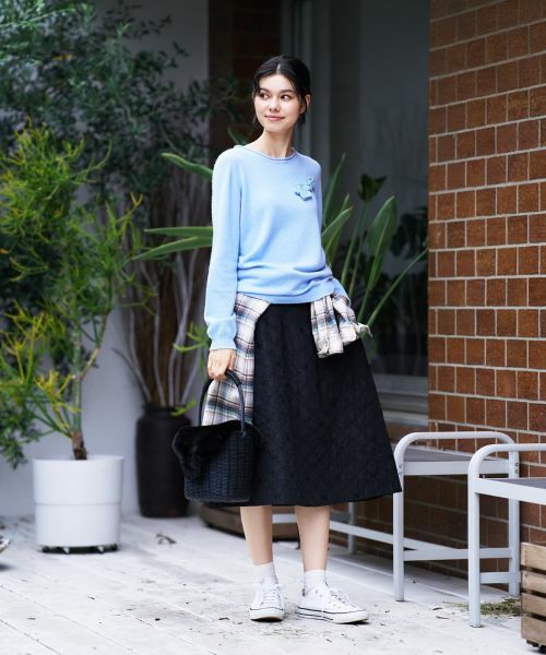 CARA O CRUZ / キャラ・オ・クルス ニット・セーター | カシミヤクルーネックニット【MUSETTI】 | 詳細22