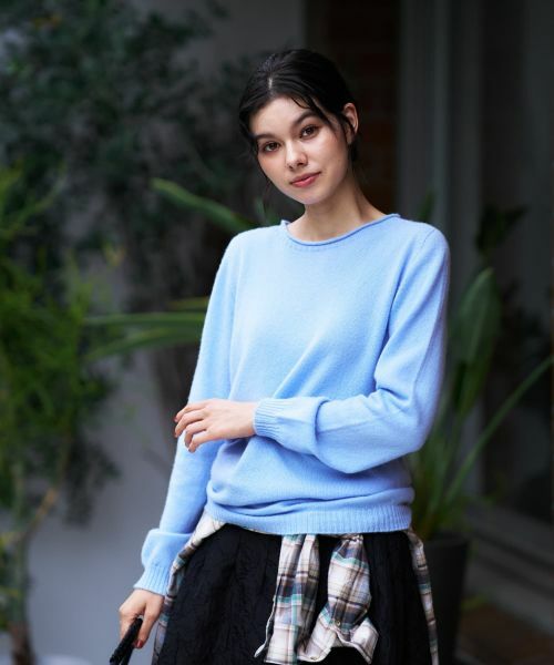 CARA O CRUZ / キャラ・オ・クルス ニット・セーター | カシミヤクルーネックニット【MUSETTI】 | 詳細8