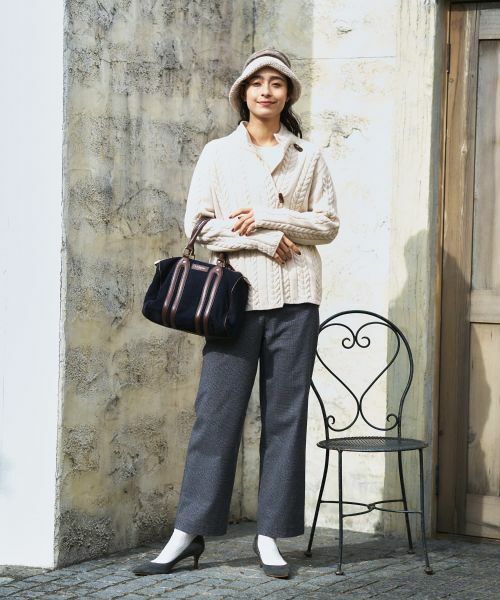 CARA O CRUZ / キャラ・オ・クルス テーラードジャケット | ケーブル編みニットジャケット【MUSETTI】 | 詳細22