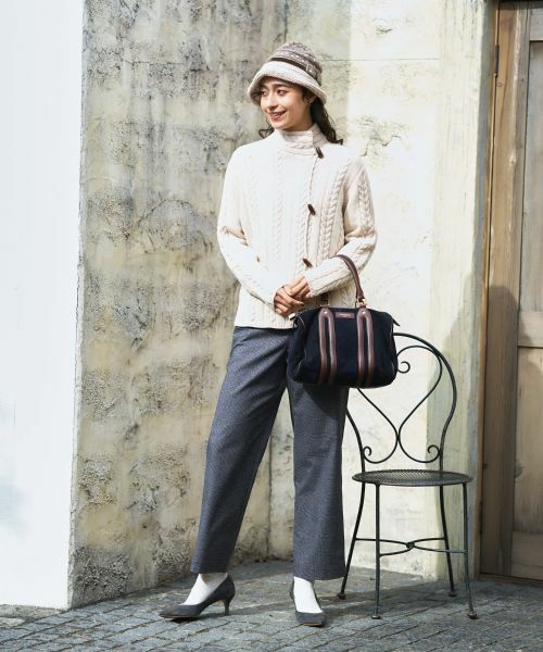 CARA O CRUZ / キャラ・オ・クルス テーラードジャケット | ケーブル編みニットジャケット【MUSETTI】 | 詳細25