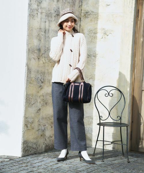 CARA O CRUZ / キャラ・オ・クルス テーラードジャケット | ケーブル編みニットジャケット【MUSETTI】 | 詳細27