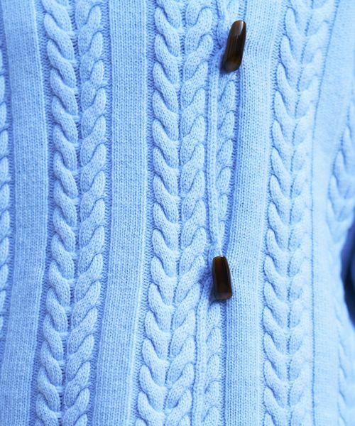 CARA O CRUZ / キャラ・オ・クルス テーラードジャケット | ケーブル編みニットジャケット【MUSETTI】 | 詳細30