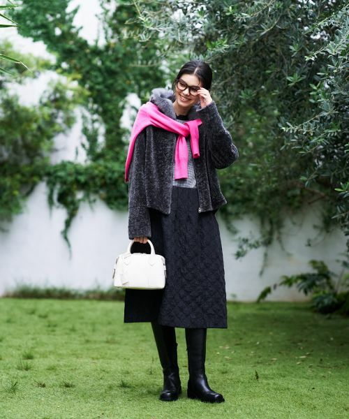 CARA O CRUZ / キャラ・オ・クルス テーラードジャケット | シープファーフーデッドジャケット【LISA CONTE】 | 詳細12