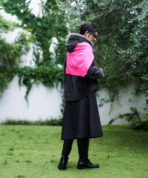 CARA O CRUZ / キャラ・オ・クルス テーラードジャケット | シープファーフーデッドジャケット【LISA CONTE】 | 詳細18