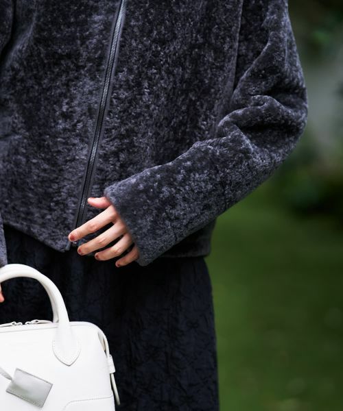 CARA O CRUZ / キャラ・オ・クルス テーラードジャケット | シープファーフーデッドジャケット【LISA CONTE】 | 詳細21