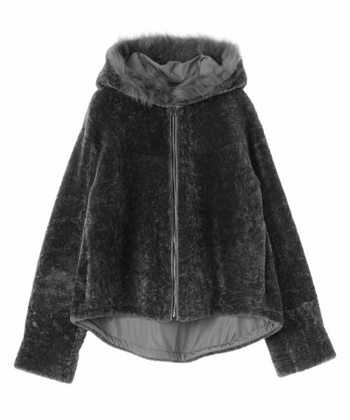 CARA O CRUZ / キャラ・オ・クルス テーラードジャケット | シープファーフーデッドジャケット【LISA CONTE】 | 詳細23