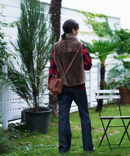 CARA O CRUZ / キャラ・オ・クルス テーラードジャケット | シープファーベスト【LISA CONTE】 | 詳細15