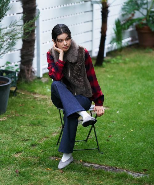 CARA O CRUZ / キャラ・オ・クルス テーラードジャケット | シープファーベスト【LISA CONTE】 | 詳細19