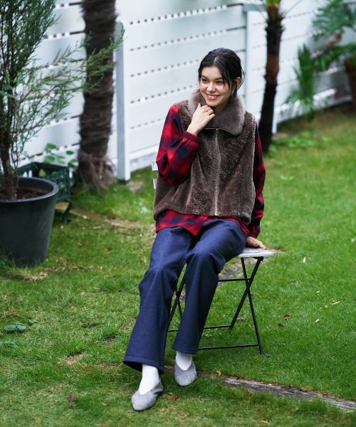 CARA O CRUZ / キャラ・オ・クルス テーラードジャケット | シープファーベスト【LISA CONTE】 | 詳細20