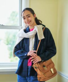 CARA O CRUZ / キャラ・オ・クルス シャツ・ブラウス | チェック柄フーデッド羽織ブラウス【CoC by CARA O CRUZ】