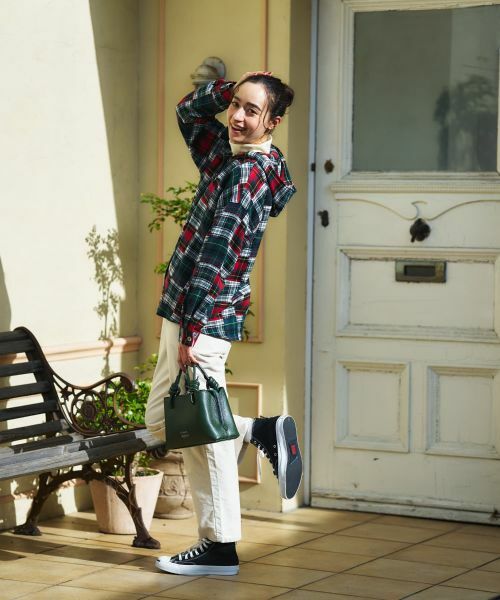 CARA O CRUZ / キャラ・オ・クルス シャツ・ブラウス | チェック柄フーデッド羽織ブラウス【CoC by CARA O CRUZ】 | 詳細18