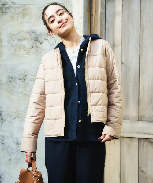 CARA O CRUZ / キャラ・オ・クルス シャツ・ブラウス | チェック柄フーデッド羽織ブラウス【CoC by CARA O CRUZ】 | 詳細28