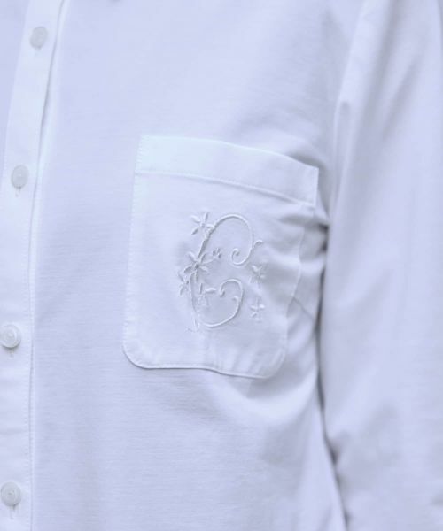 CARA O CRUZ / キャラ・オ・クルス シャツ・ブラウス | ポケット刺繍ブラウス【CoC by CARA O CRUZ】 | 詳細18