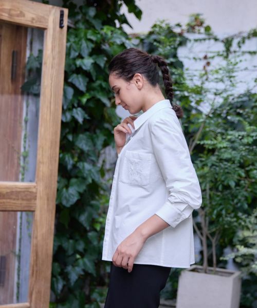 CARA O CRUZ / キャラ・オ・クルス シャツ・ブラウス | ポケット刺繍ブラウス【CoC by CARA O CRUZ】 | 詳細4