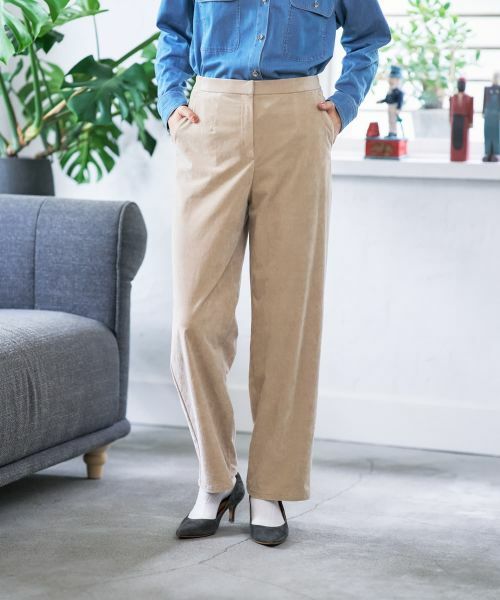 CARA O CRUZ / キャラ・オ・クルス その他パンツ | コーデュロイパンツ【CoC by CARA O CRUZ】 | 詳細1