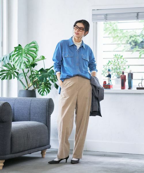 CARA O CRUZ / キャラ・オ・クルス その他パンツ | コーデュロイパンツ【CoC by CARA O CRUZ】 | 詳細23