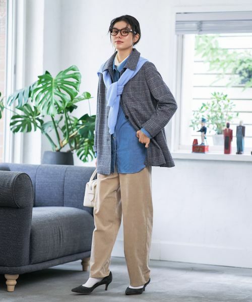 CARA O CRUZ / キャラ・オ・クルス その他パンツ | コーデュロイパンツ【CoC by CARA O CRUZ】 | 詳細9