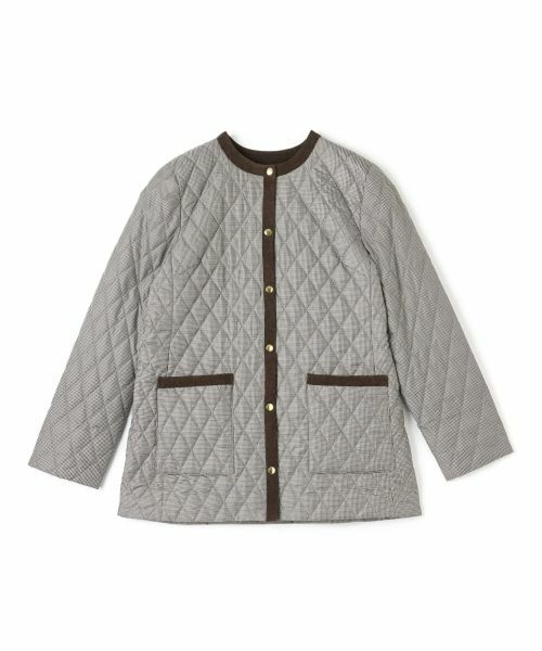 CARA O CRUZ/キャラ・オ・クルス キルティングジャケット【CoC by CARA O CRUZ】 アッシュグレー 9(M) CARA O CRUZ/キャラ・オ・クルス キルティングジャケット【CoC by CARA O CRUZ】 アッシュグレー 9(M)