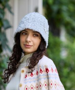 CARA O CRUZ / キャラ・オ・クルス ハット | ブローチ付き ニット帽