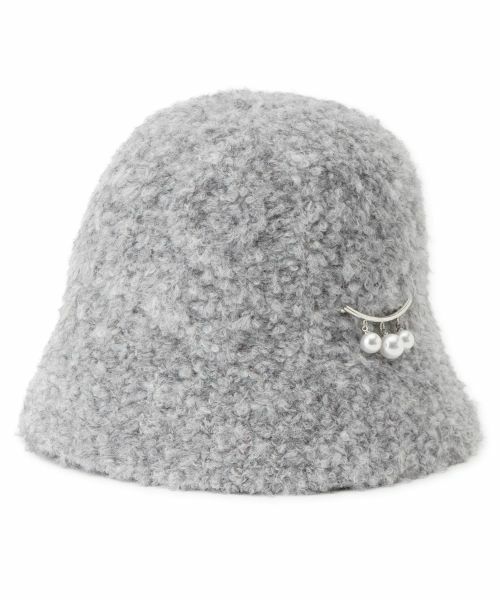 CARA O CRUZ / キャラ・オ・クルス ハット | ブローチ付き ニット帽 | 詳細11