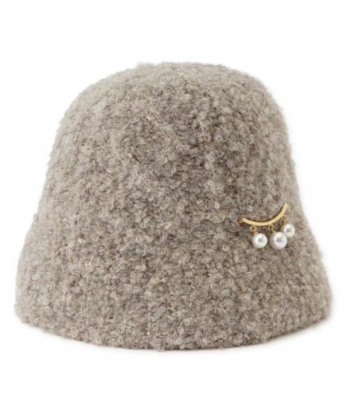 CARA O CRUZ / キャラ・オ・クルス ハット | ブローチ付き ニット帽 | 詳細12