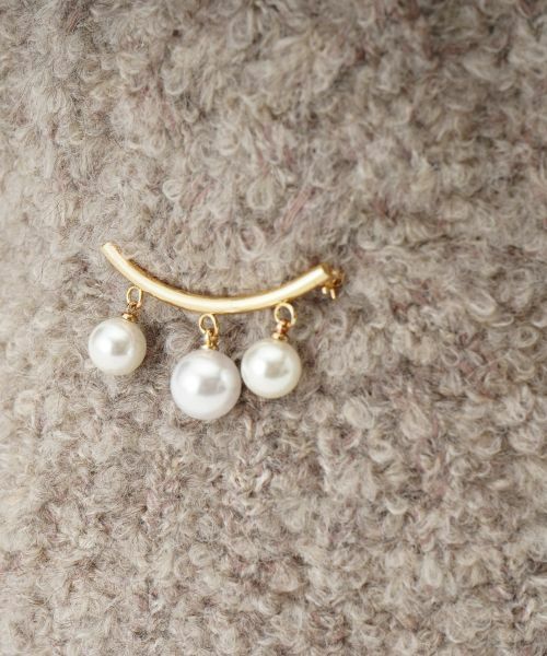 CARA O CRUZ / キャラ・オ・クルス ハット | ブローチ付き ニット帽 | 詳細15