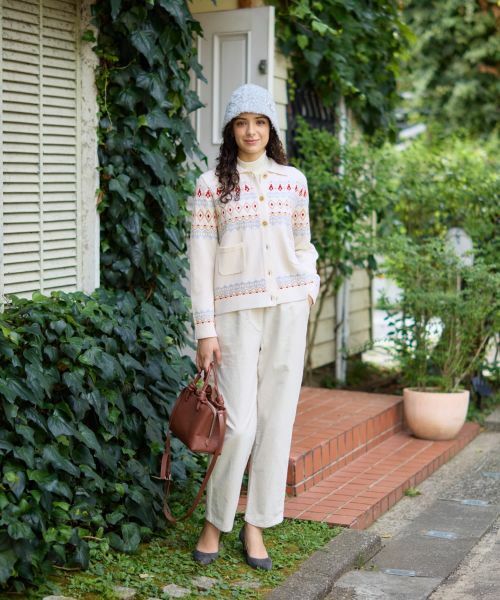 CARA O CRUZ / キャラ・オ・クルス ハット | ブローチ付き ニット帽 | 詳細4