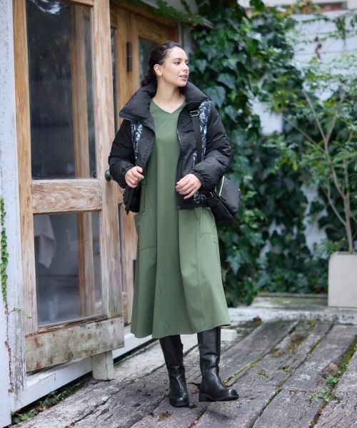 CARA O CRUZ / キャラ・オ・クルス その他アウター | リバーシブル中わたコート | 詳細18