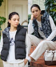 CARA O CRUZ / キャラ・オ・クルス テーラードジャケット | リバーシブルの中わたフーデッドベスト【35th】