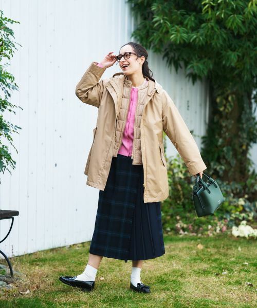 CARA O CRUZ / キャラ・オ・クルス ミニ・ひざ丈スカート | 4WAY チェック柄ラップスカート | 詳細15