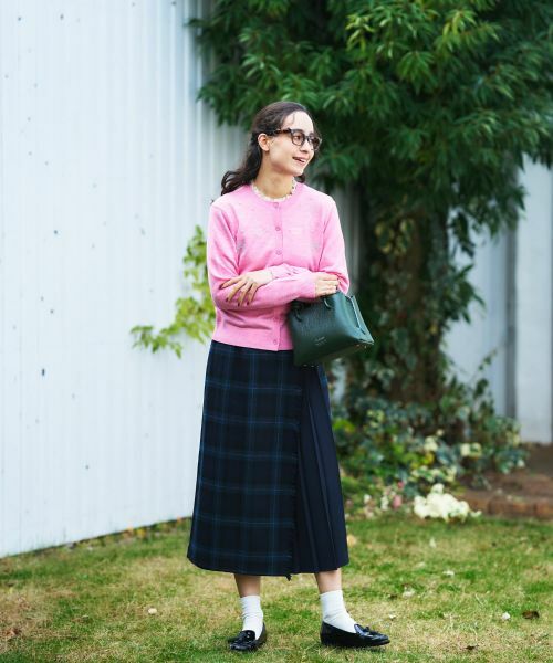 CARA O CRUZ / キャラ・オ・クルス ミニ・ひざ丈スカート | 4WAY チェック柄ラップスカート | 詳細20