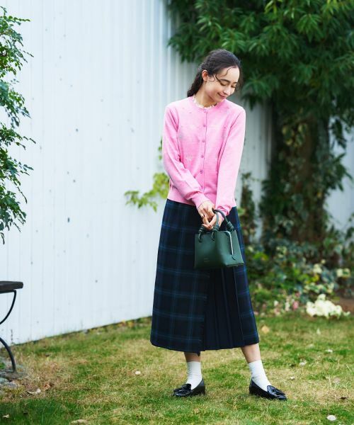 CARA O CRUZ / キャラ・オ・クルス ミニ・ひざ丈スカート | 4WAY チェック柄ラップスカート | 詳細21