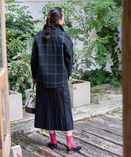 CARA O CRUZ / キャラ・オ・クルス ミニ・ひざ丈スカート | 4WAY チェック柄ラップスカート | 詳細26