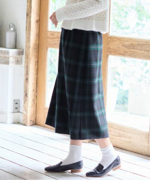 CARA O CRUZ / キャラ・オ・クルス ミニ・ひざ丈スカート | 4WAY チェック柄ラップスカート | 詳細4