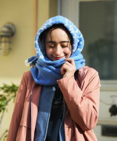 CARA O CRUZ / キャラ・オ・クルス マフラー・ショール・スヌード・ストール | ノルディック柄フーデットマフラー