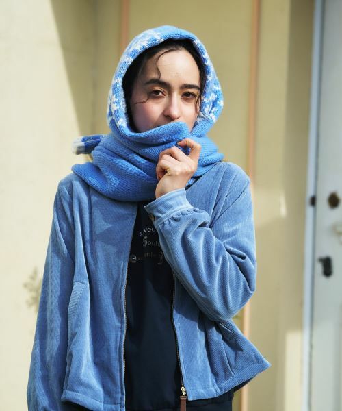 CARA O CRUZ / キャラ・オ・クルス マフラー・ショール・スヌード・ストール | ノルディック柄フーデットマフラー | 詳細4