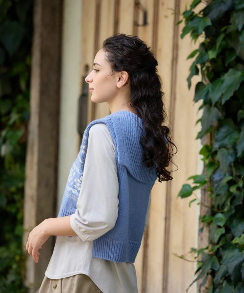 CARA O CRUZ / キャラ・オ・クルス マフラー・ショール・スヌード・ストール | ノルディック柄のネックウエア | 詳細3