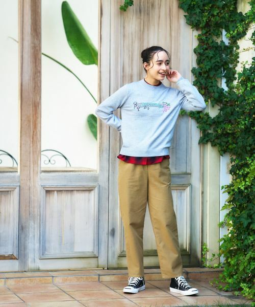 CARA O CRUZ / キャラ・オ・クルス ニット・セーター | 音符刺繍ニット【ZEGNA BARUFFA】 | 詳細12