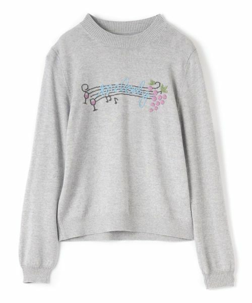 CARA O CRUZ / キャラ・オ・クルス ニット・セーター | 音符刺繍ニット【ZEGNA BARUFFA】 | 詳細24