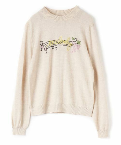 CARA O CRUZ / キャラ・オ・クルス ニット・セーター | 音符刺繍ニット【ZEGNA BARUFFA】 | 詳細25