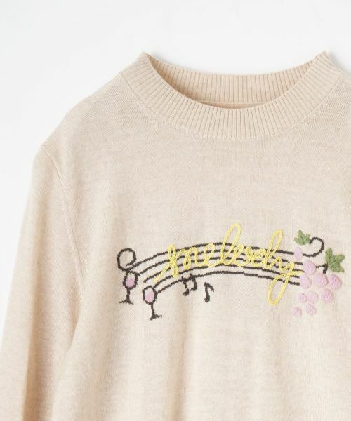 CARA O CRUZ / キャラ・オ・クルス ニット・セーター | 音符刺繍ニット【ZEGNA BARUFFA】 | 詳細27