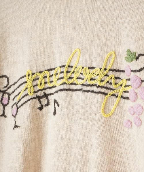 CARA O CRUZ / キャラ・オ・クルス ニット・セーター | 音符刺繍ニット【ZEGNA BARUFFA】 | 詳細28