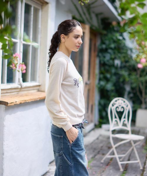 CARA O CRUZ / キャラ・オ・クルス ニット・セーター | 音符刺繍ニット【ZEGNA BARUFFA】 | 詳細6