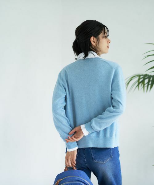 CARA O CRUZ / キャラ・オ・クルス カーディガン・ボレロ | 雪柄ニットカーディガン【ZEGNA BARUFFA】 | 詳細13