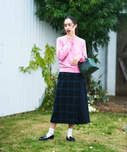 CARA O CRUZ / キャラ・オ・クルス カーディガン・ボレロ | 雪柄ニットカーディガン【ZEGNA BARUFFA】 | 詳細20