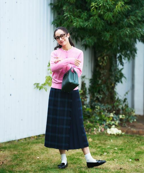 CARA O CRUZ / キャラ・オ・クルス カーディガン・ボレロ | 【質感のいい】雪柄ニットカーディガン【ZEGNA BARUFFA】 | 詳細19